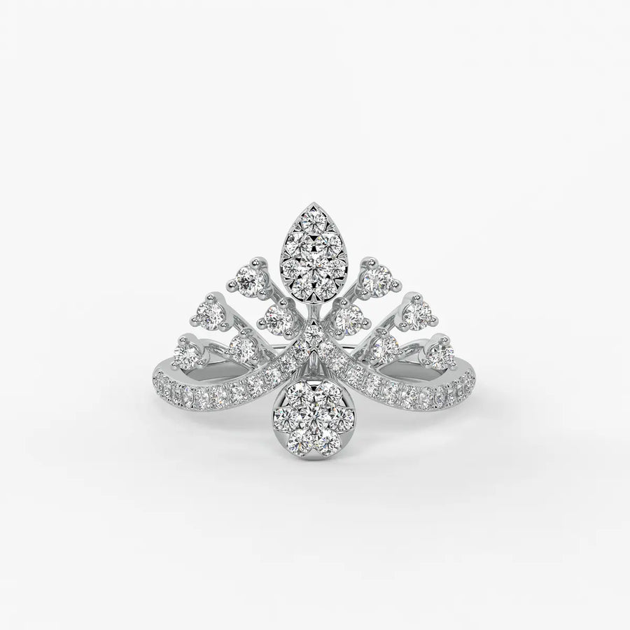 Elaris Regal Bloom Arc Ring