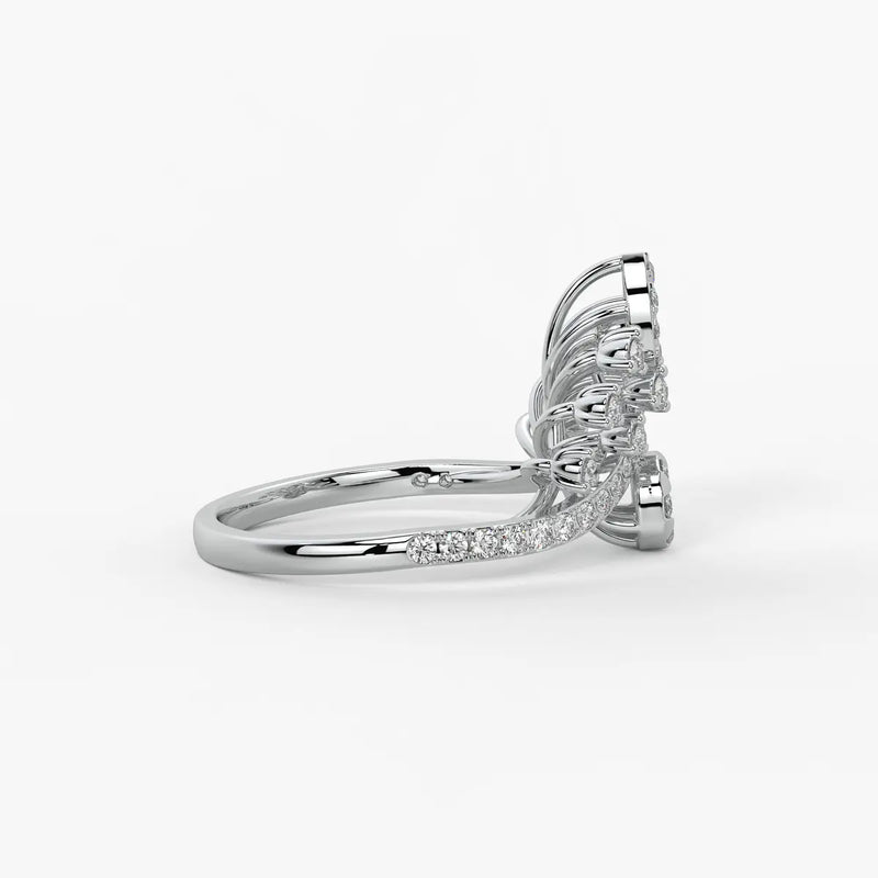 Elaris Regal Bloom Arc Ring