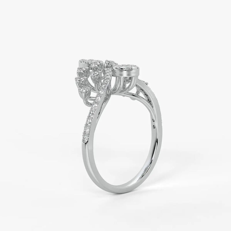Elaris Regal Bloom Arc Ring