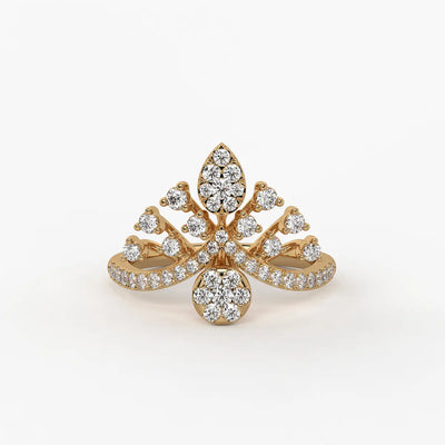 Elaris Regal Bloom Arc Ring