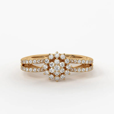Starblossom Diamond Ring