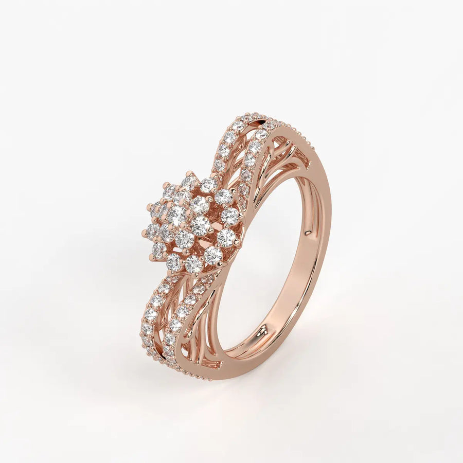 Starblossom Diamond Ring