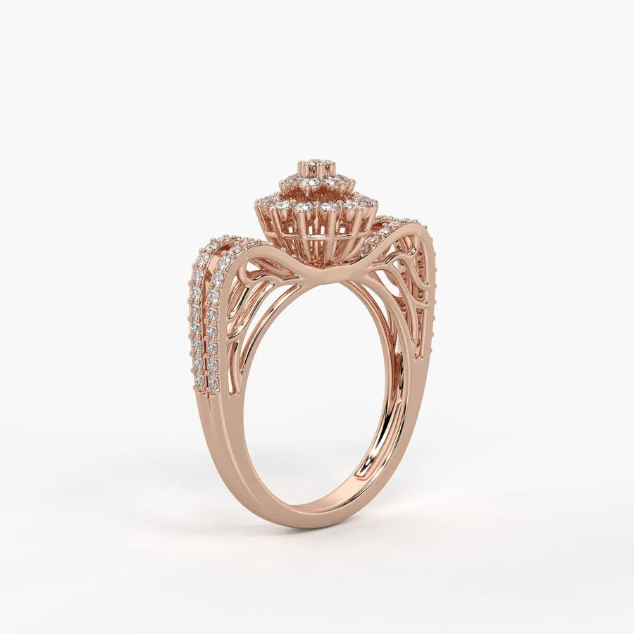 Starblossom Diamond Ring