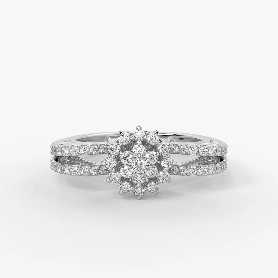 Starblossom Diamond Ring