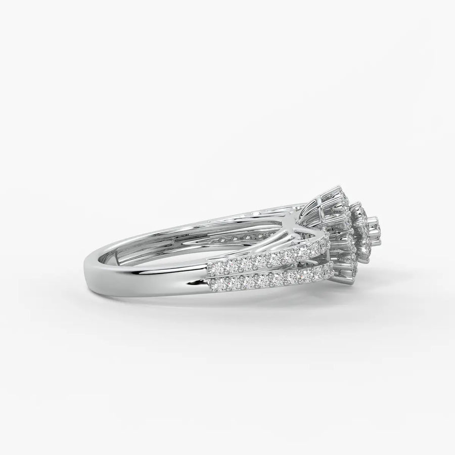 Starblossom Diamond Ring