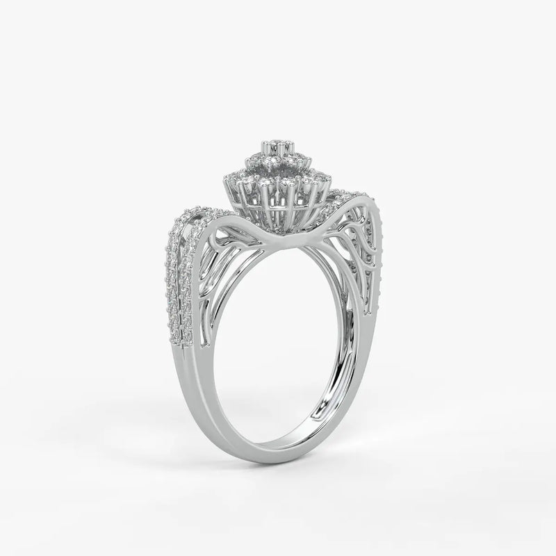 Starblossom Diamond Ring