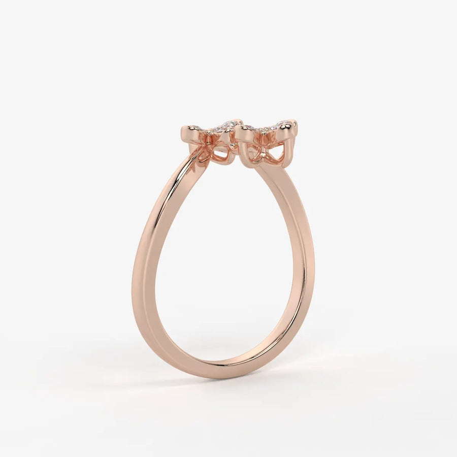 Xavryn Diamond Enigma Flow Ring