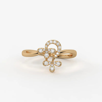 Xavryn Diamond Enigma Flow Ring
