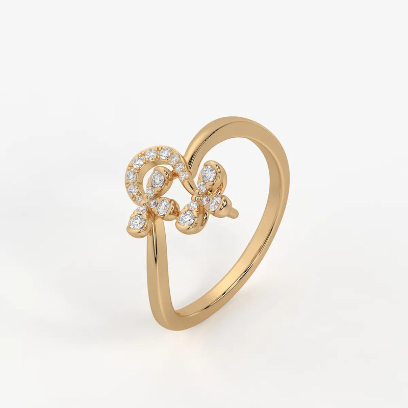 Xavryn Diamond Enigma Flow Ring