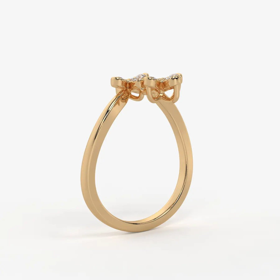 Xavryn Diamond Enigma Flow Ring