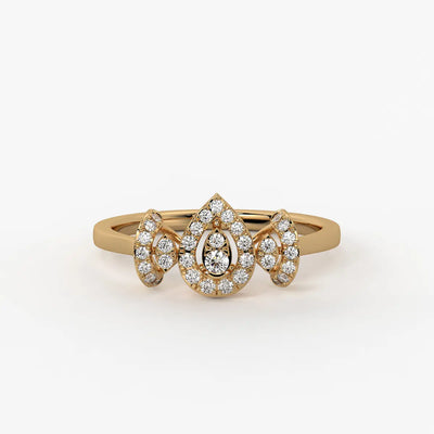 Mireza Diamond Royal Aura Ring