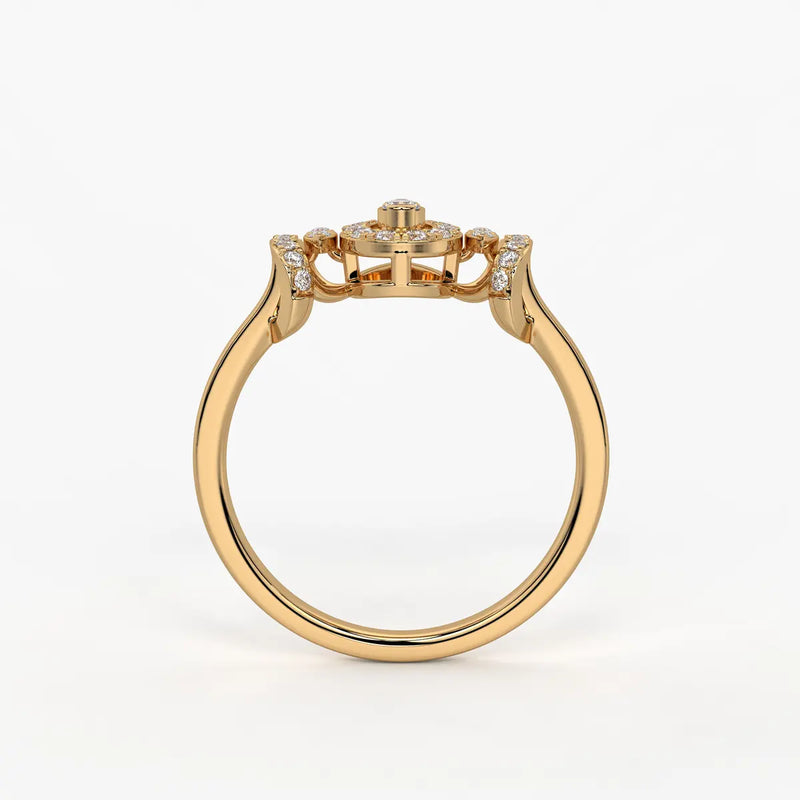 Mireza Diamond Royal Aura Ring