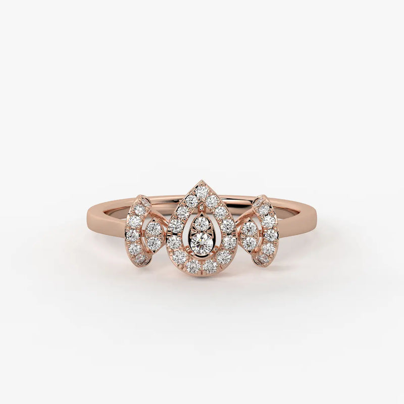Mireza Diamond Royal Aura Ring