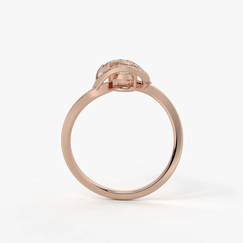 Averelle Diamond Twin Leaf Ring