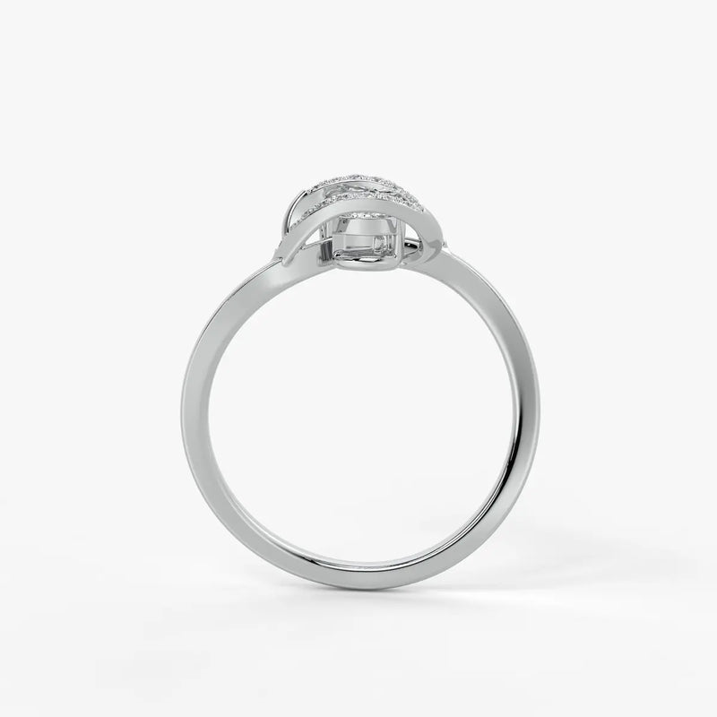 Averelle Diamond Twin Leaf Ring