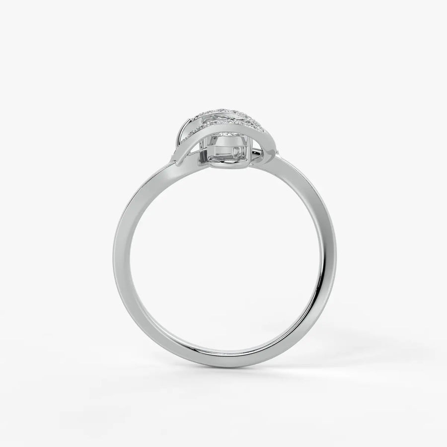Averelle Diamond Twin Leaf Ring