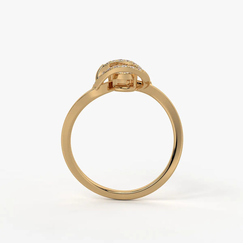 Averelle Diamond Twin Leaf Ring