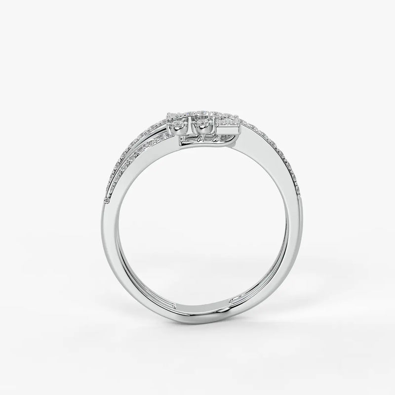 Kyvera Diamond Geo Wrap Ring