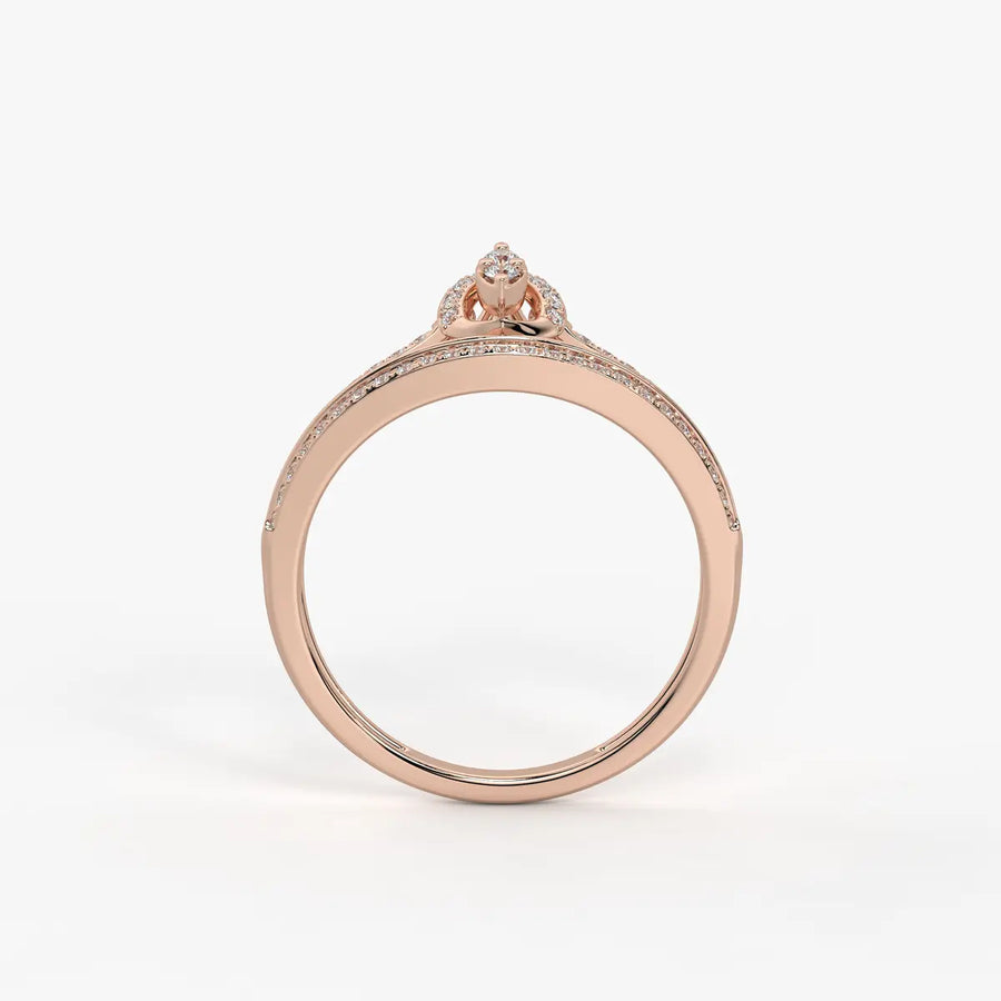 Orivah Diamond Halo Ring