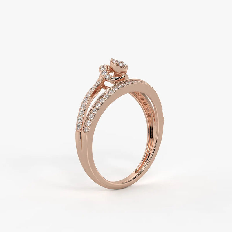 Orivah Diamond Halo Ring