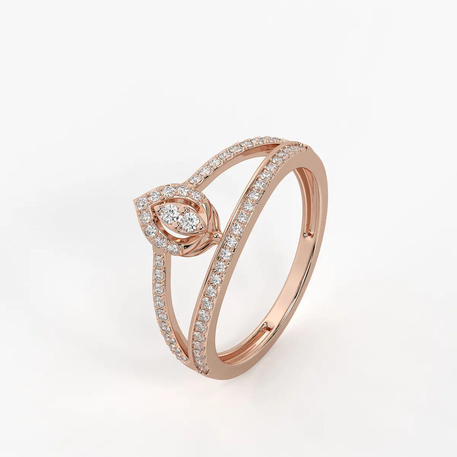 Orivah Diamond Halo Ring