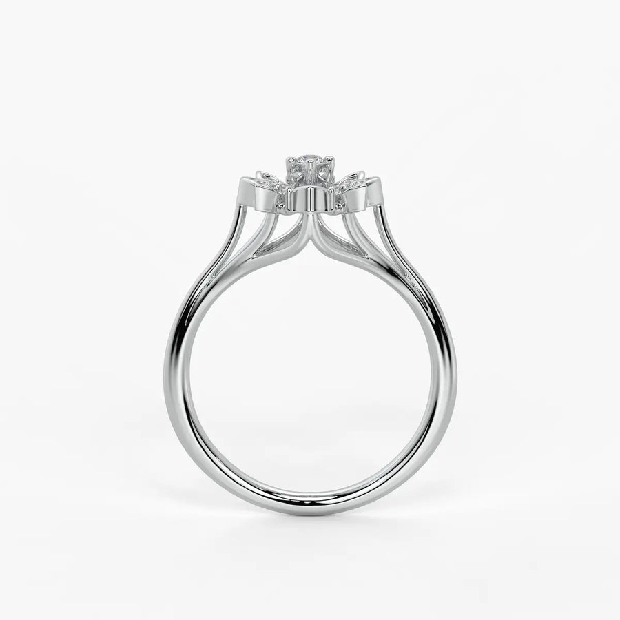Asterion Diamond Starflower Ring