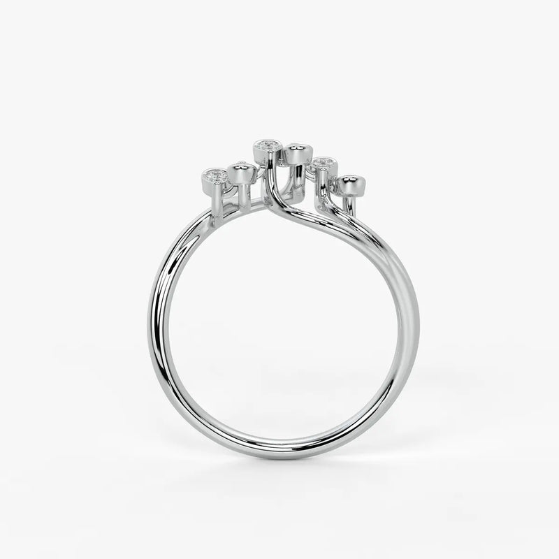 Dravik Diamond Linkwave Ring