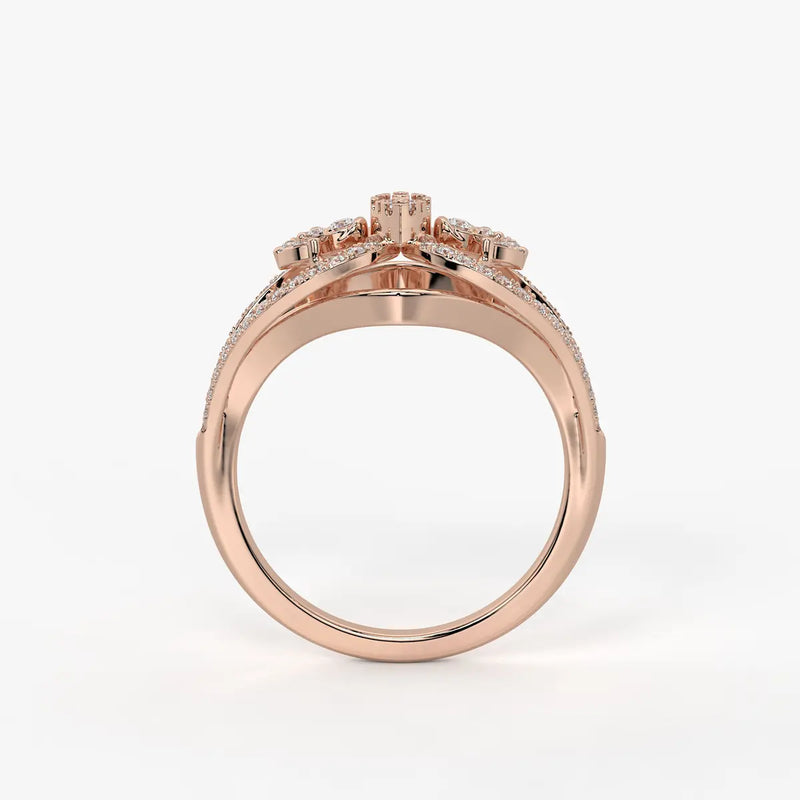 Vajra Crest Diamond Ring