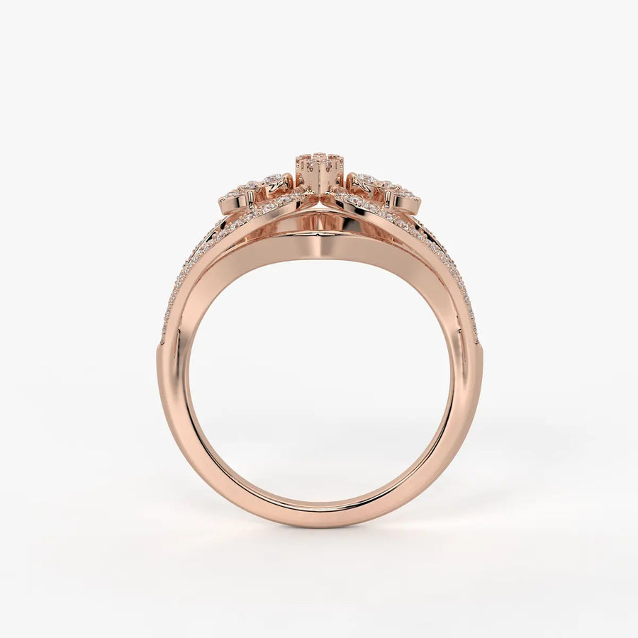 Vajra Crest Diamond Ring