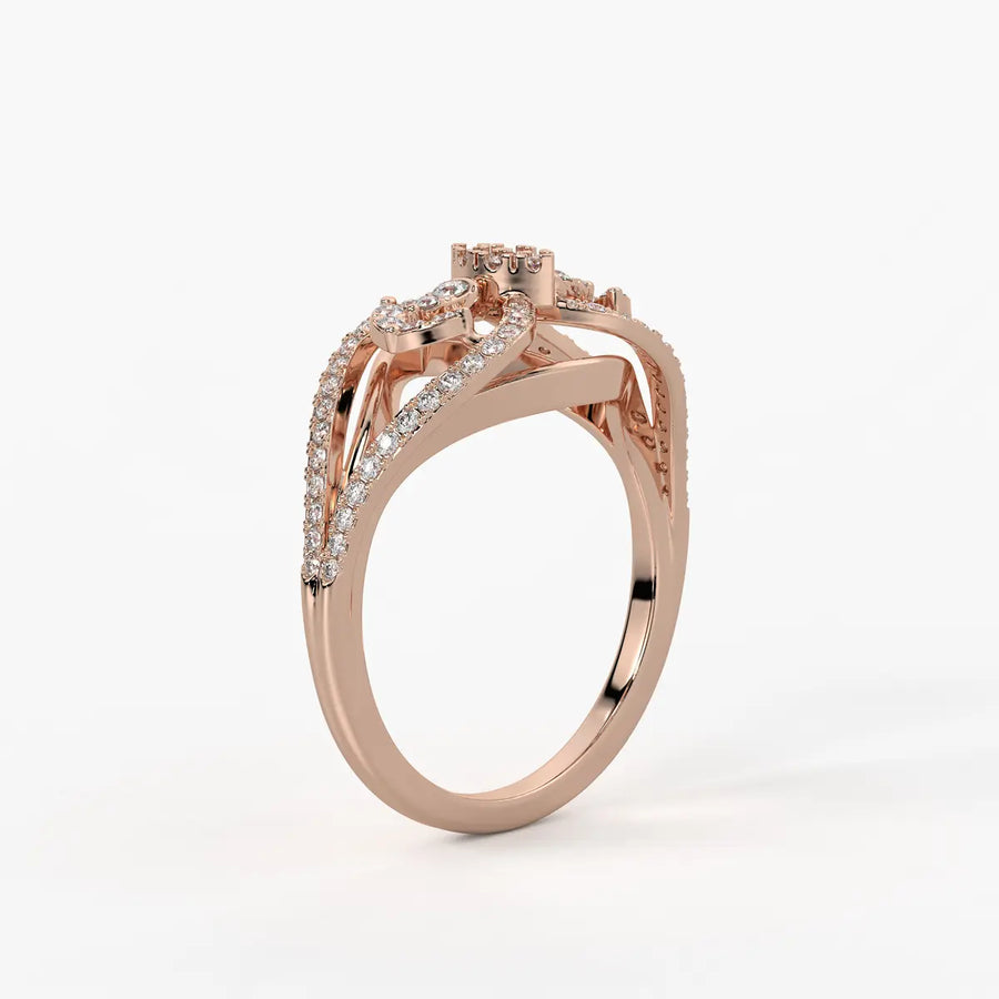 Vajra Crest Diamond Ring