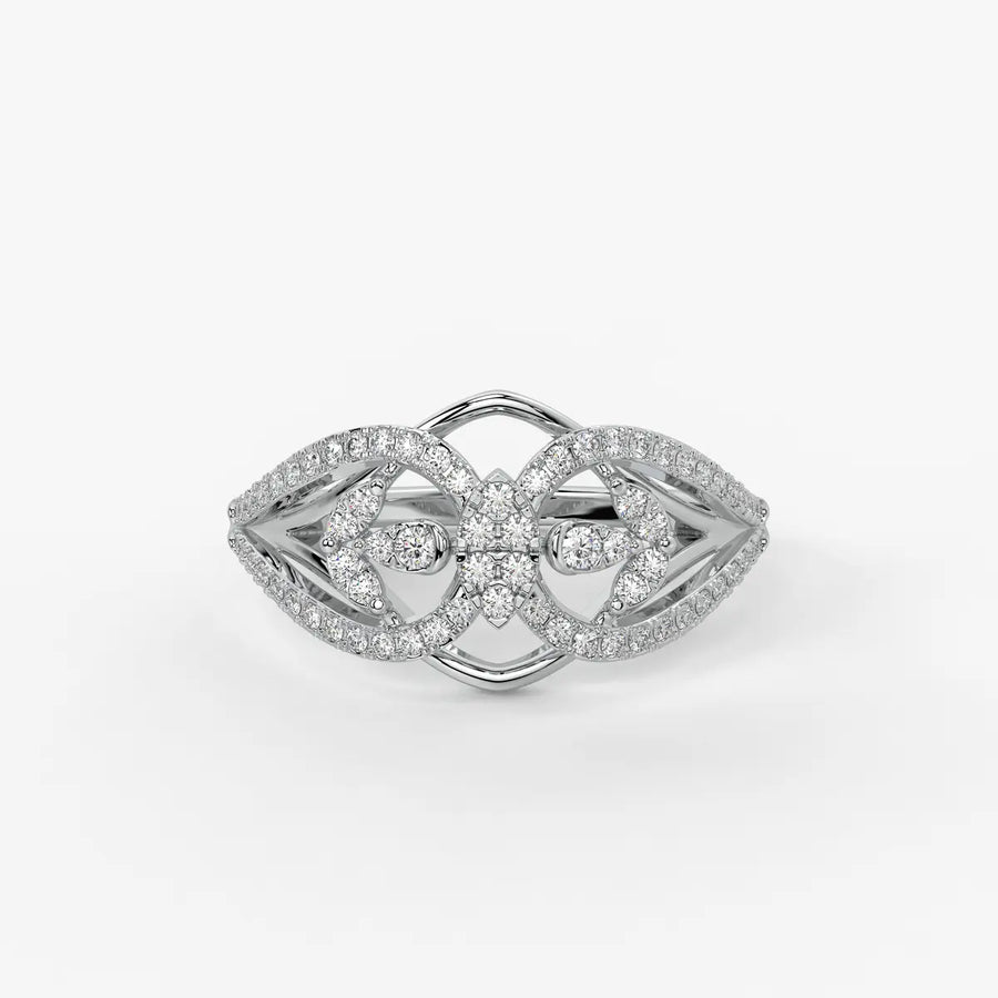 Vajra Crest Diamond Ring