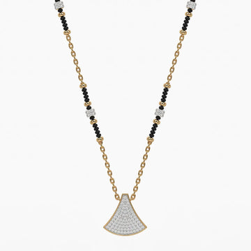 Lotus Breeze Pendant Mangalsutra