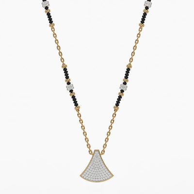 Lotus Breeze Pendant Mangalsutra