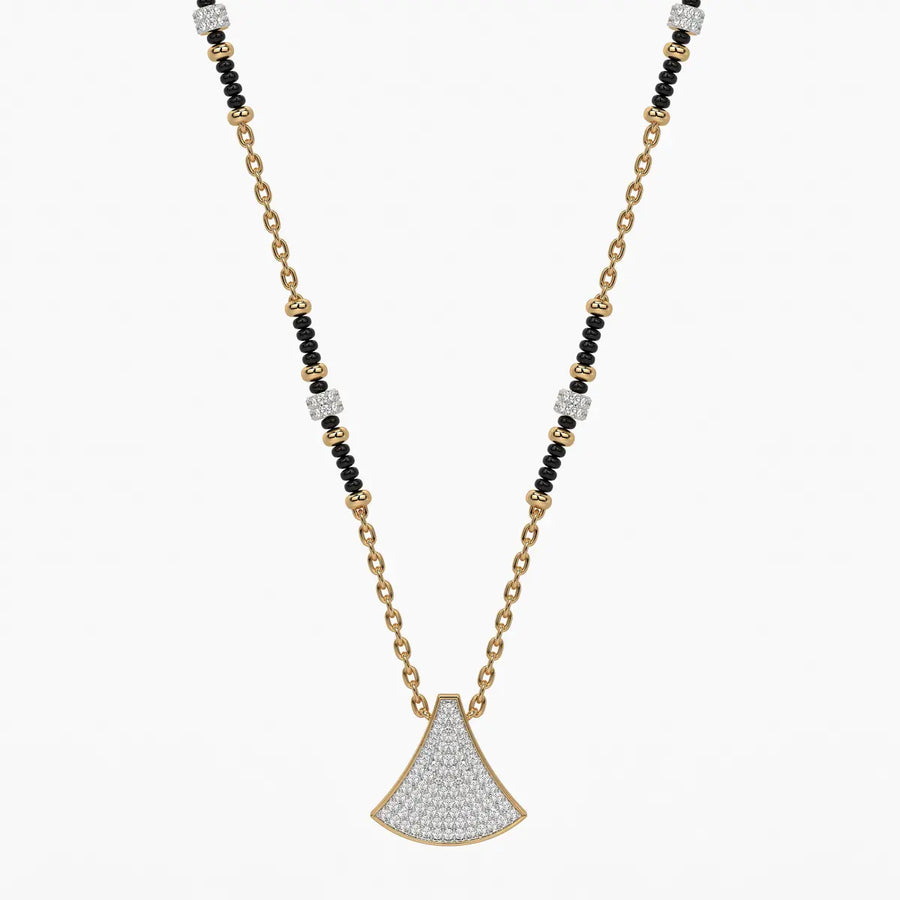 Lotus Breeze Pendant Mangalsutra
