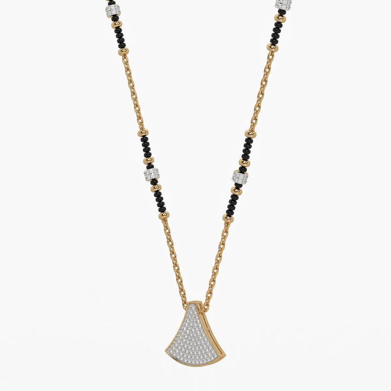 Lotus Breeze Pendant Mangalsutra