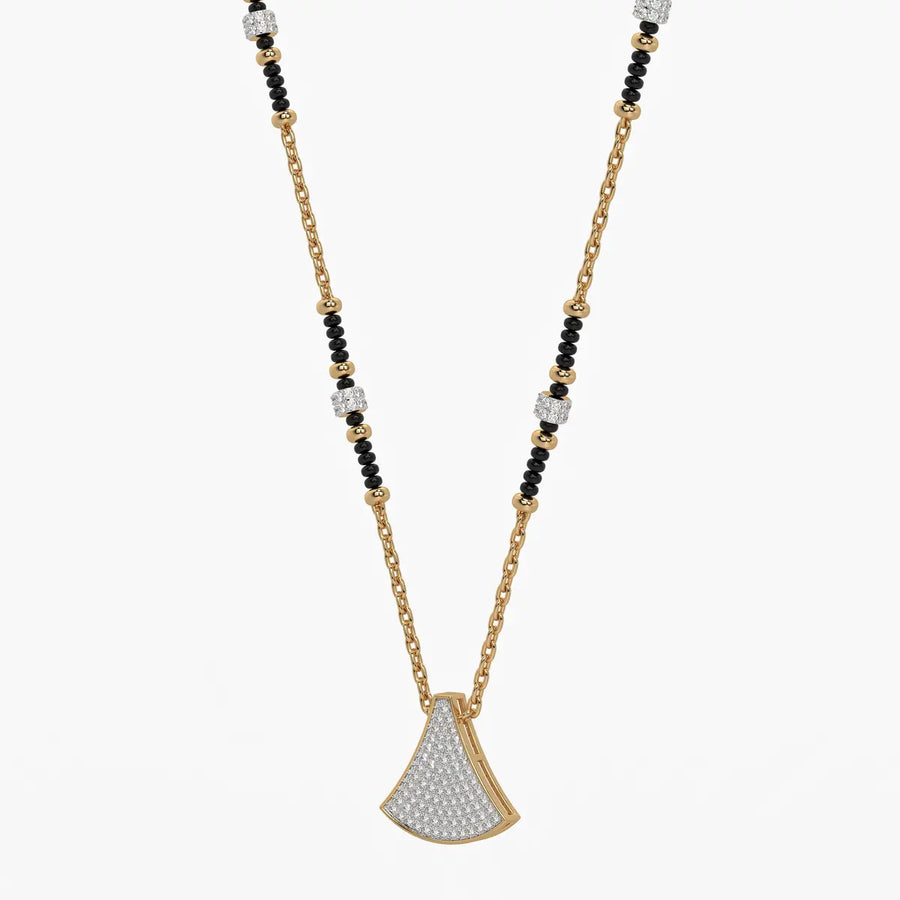 Lotus Breeze Pendant Mangalsutra