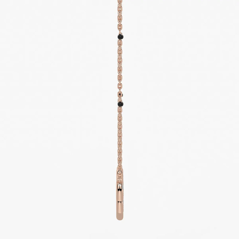 Layered Heart Charm Mangalsutra