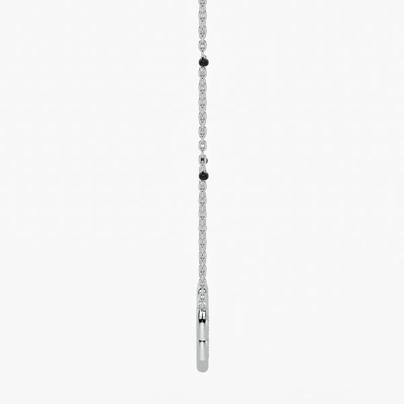 Layered Heart Charm Mangalsutra