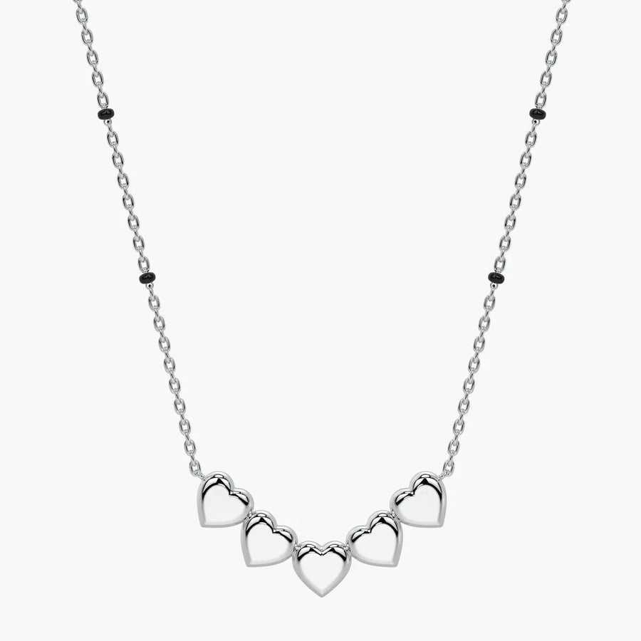 Five Heart Cluster Mangalsutra