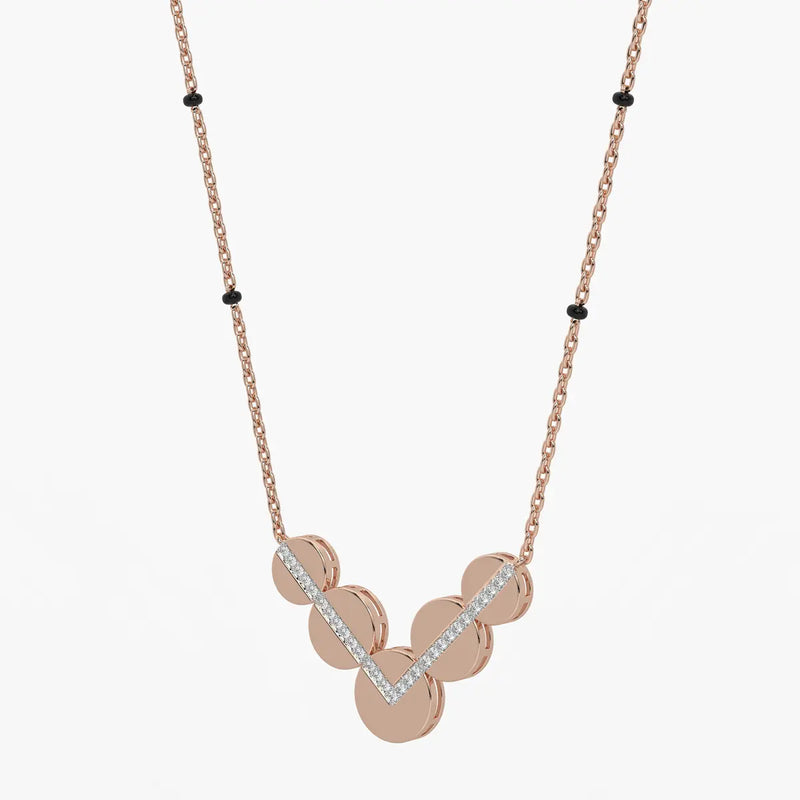 V Disc Mangalsutra
