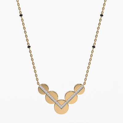 V Disc Mangalsutra