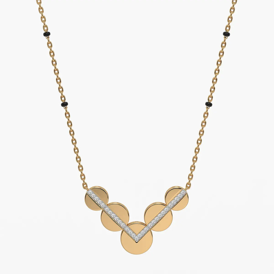 V Disc Mangalsutra