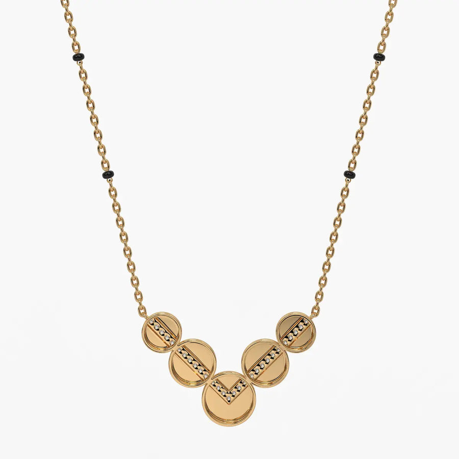 V Disc Mangalsutra