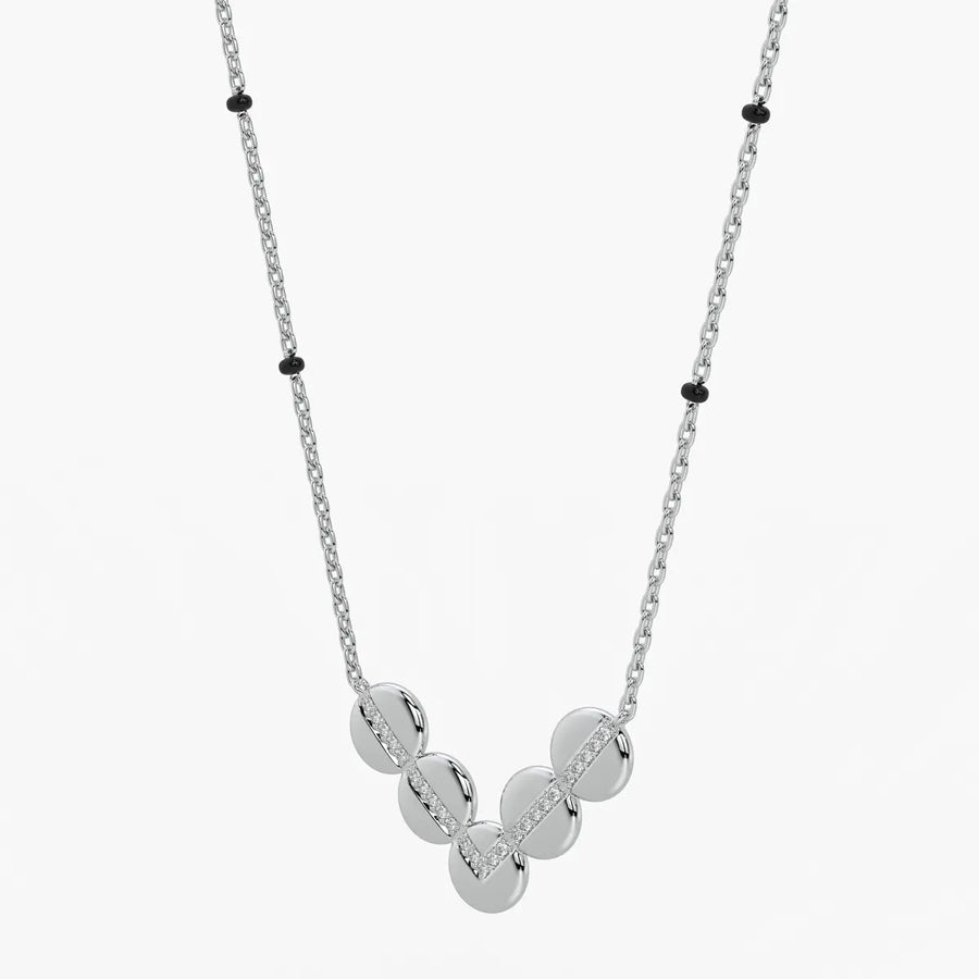 Chevron Disc Mangalsutra