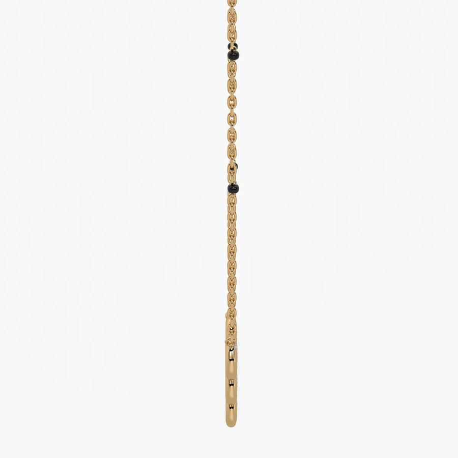 Chevron Disc Mangalsutra