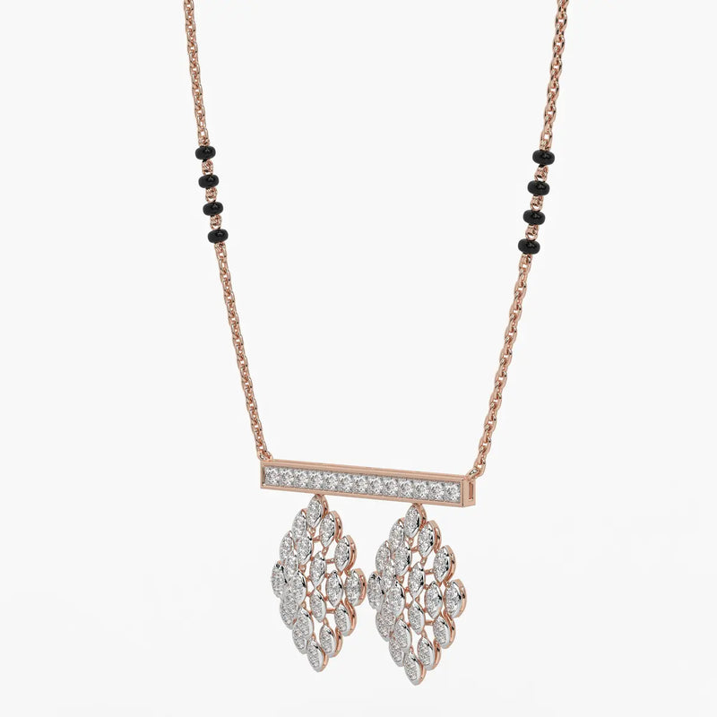 Geo Grid Mangalsutra Set