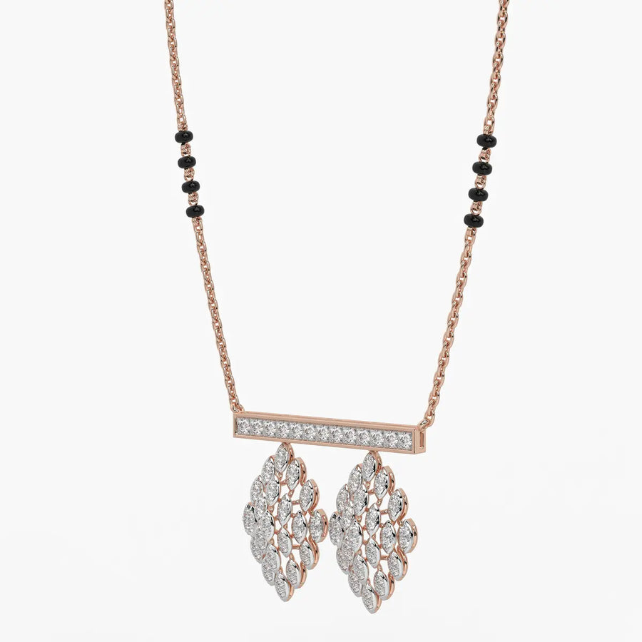 Geo Grid Mangalsutra Set