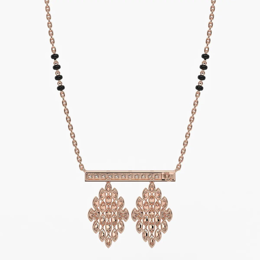 Geo Grid Mangalsutra Set