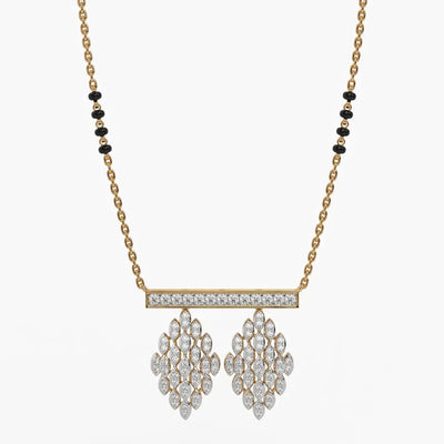 Geo Grid Mangalsutra Set