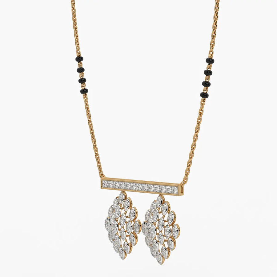 Geo Grid Mangalsutra Set